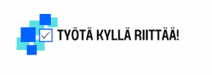 Työtä kyllä riittää! -hankkeen logo